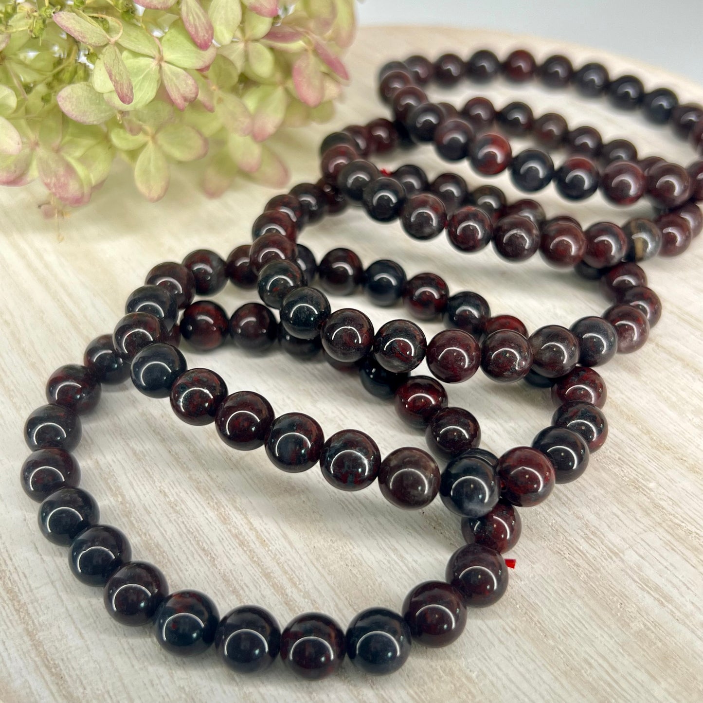 Hematite // Red Jasper // 8mm // Bracelets