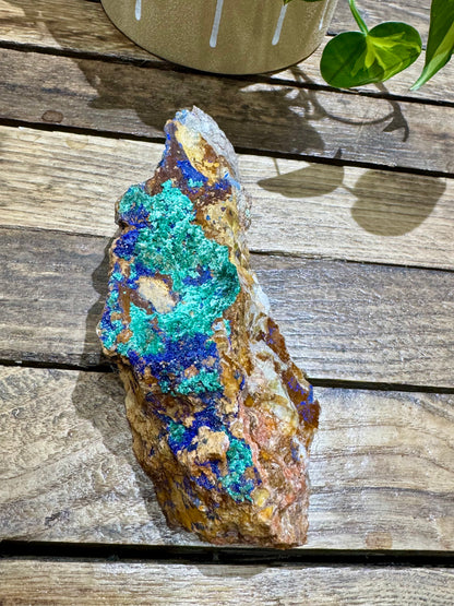 Azurite // Malachite // Mineral Specimen // Rough - SolRising The Rock Shop