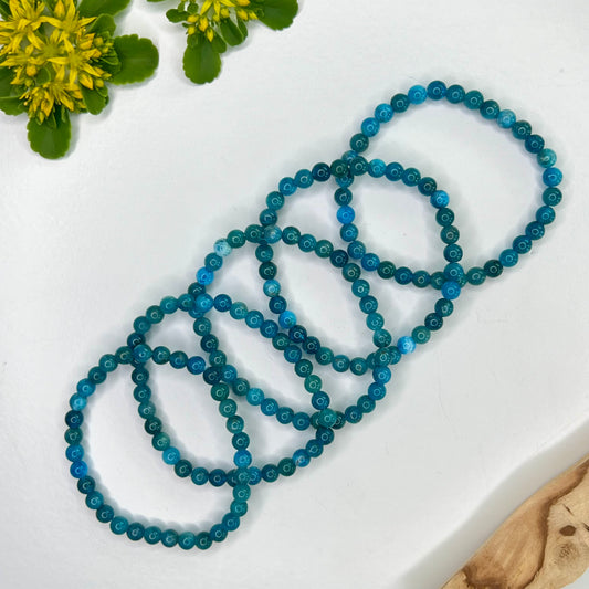 Apatite // Blue // 6mm // Bracelet