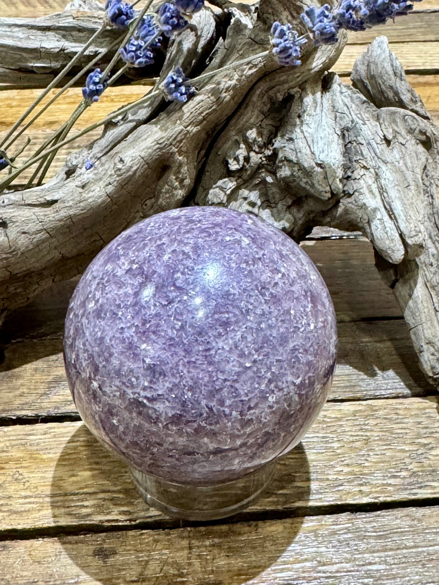 Lepidolite // Sphere