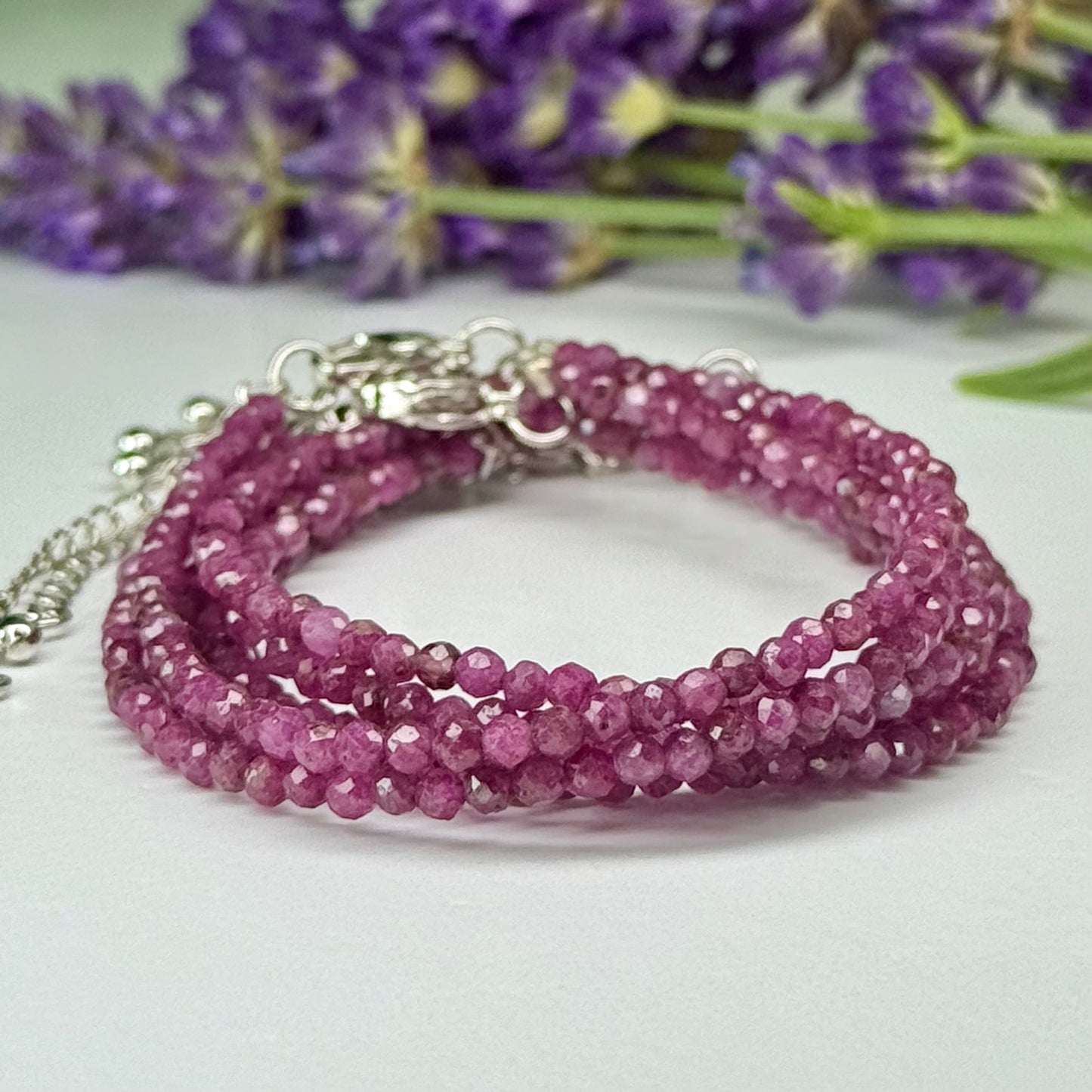 Ruby // 3mm // Adjustable // Bracelet