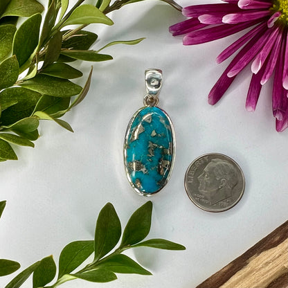 Turquoise // Copper Inclusions // Pendant