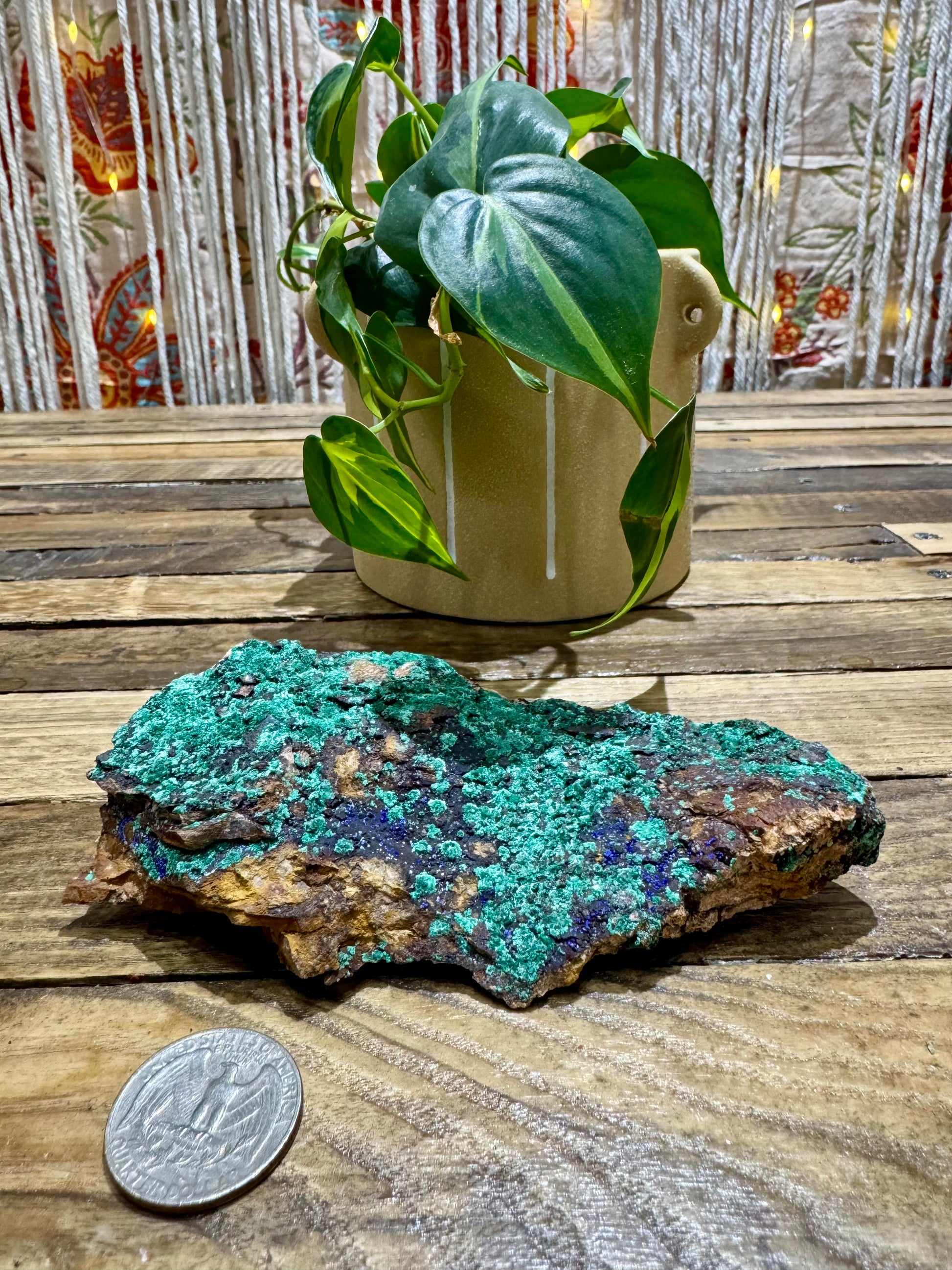 Azurite // Malachite // Mineral Specimen // Rough - SolRising The Rock Shop