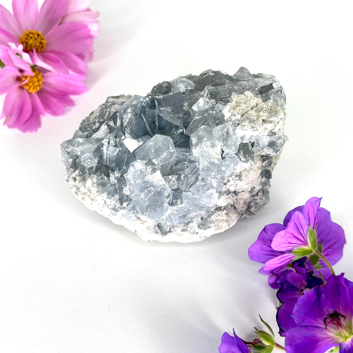 Celestite // Cluster