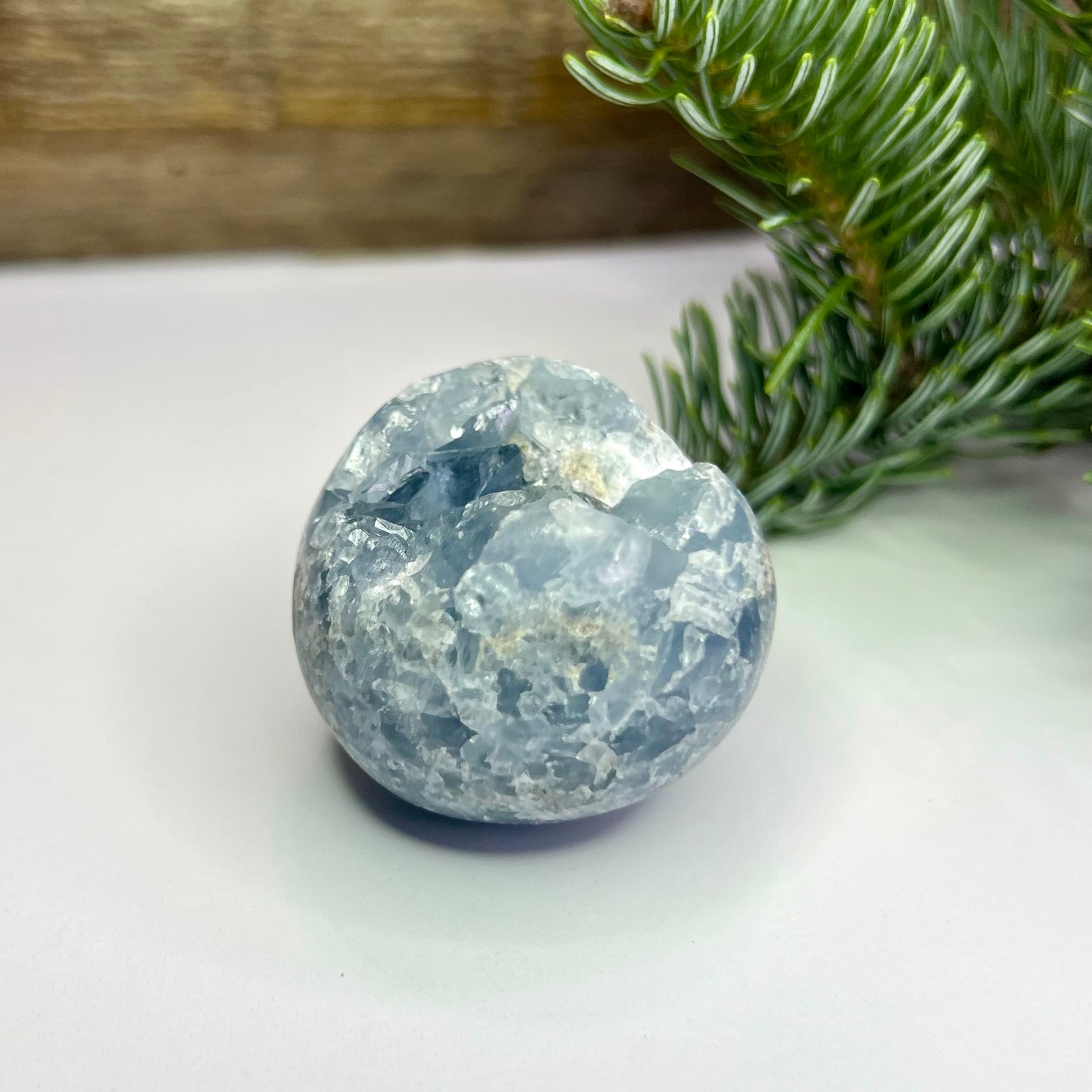 Celestite // Cluster // Sphere