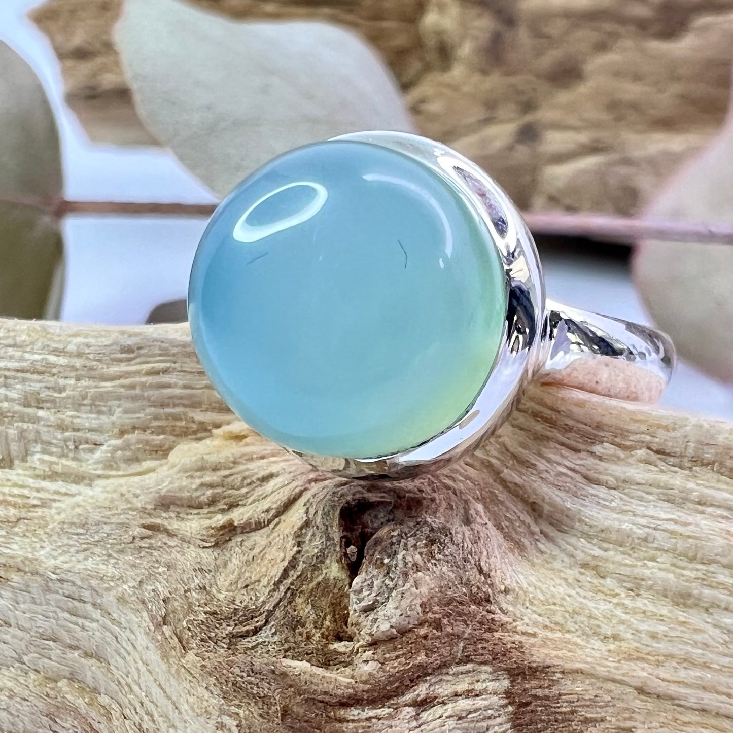 Chalcedony // Blue // Size 6 // Ring