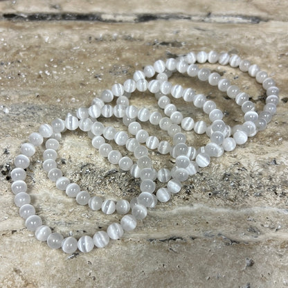 Selenite // 6mm // Bracelet