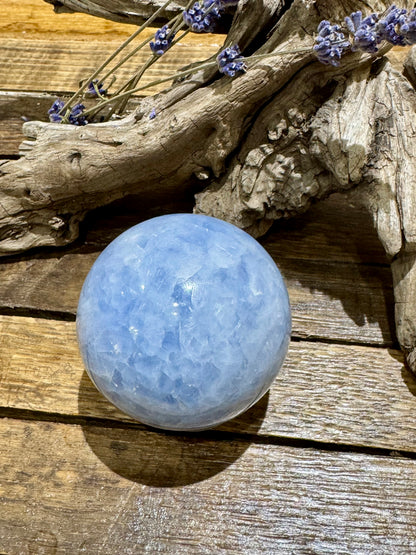 Calcite // Blue // Sphere