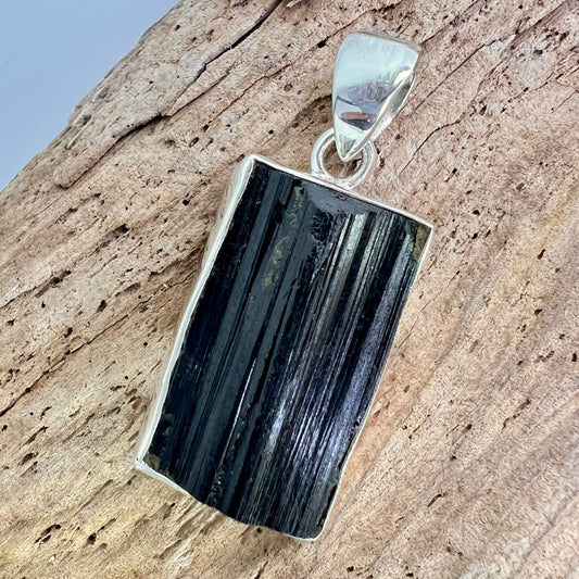 Tourmaline // Black // Rough // Pendant