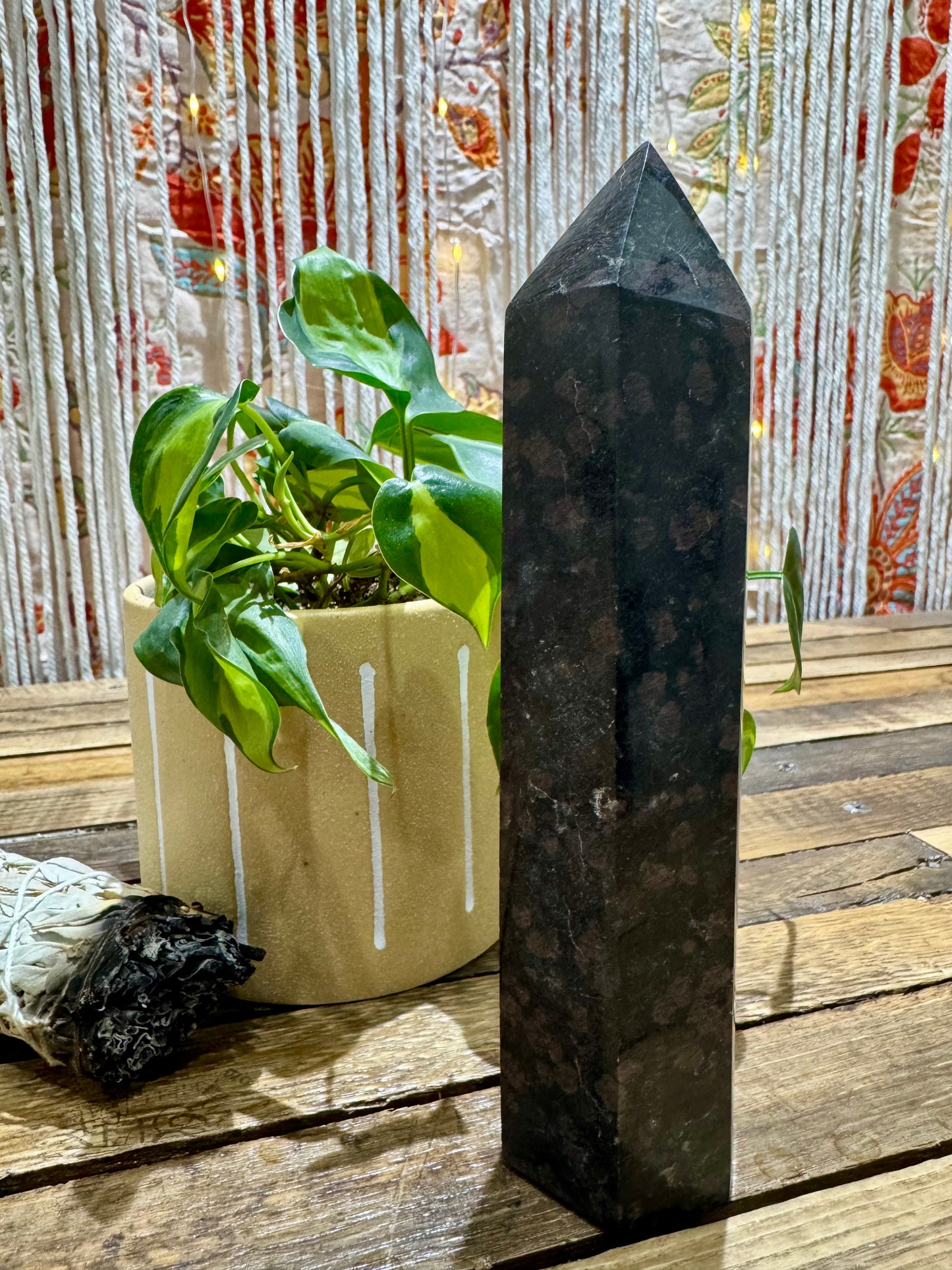 Garnet in Tourmaline // Tower