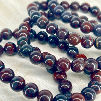 Hematite // Red Jasper // 8mm // Bracelets