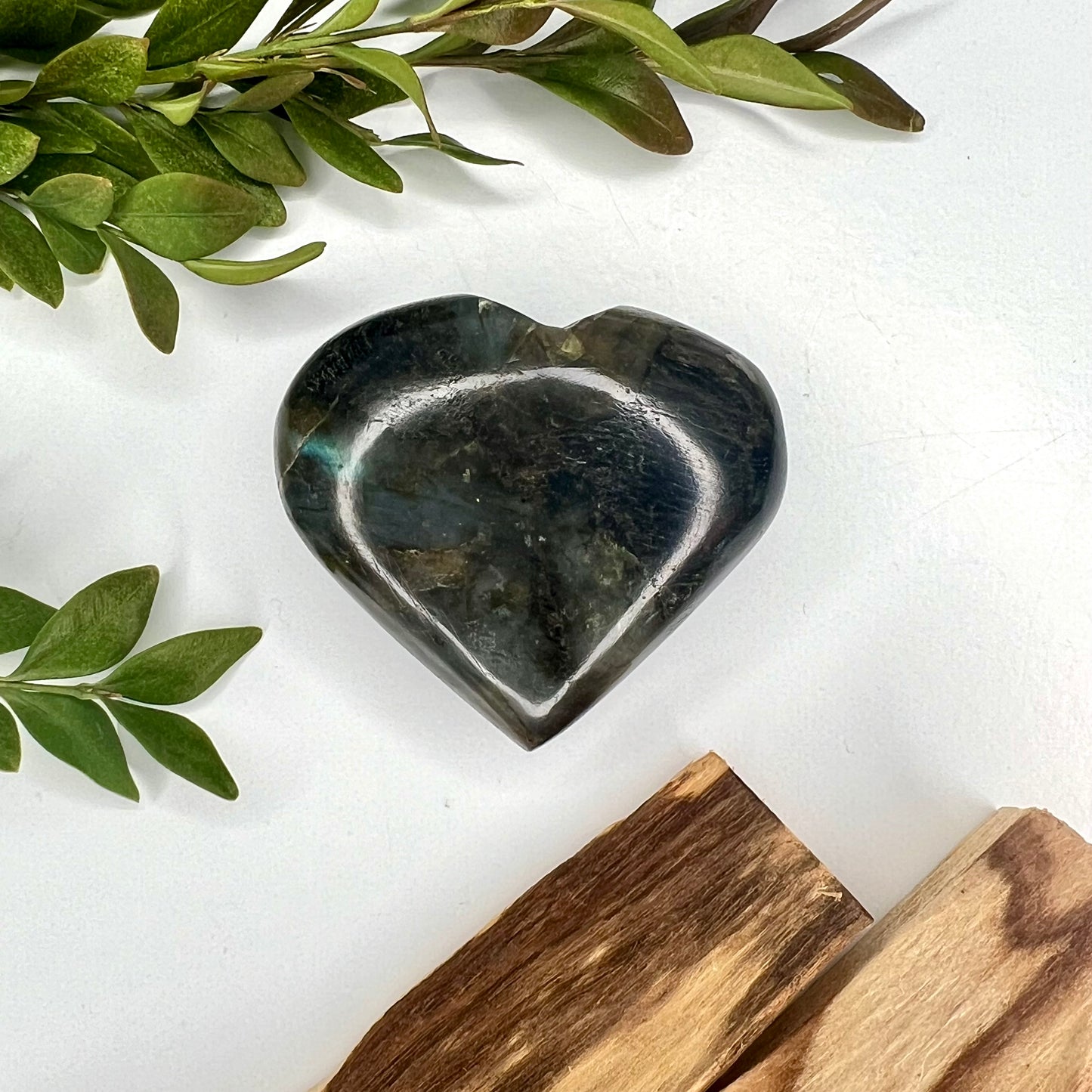 Labradorite // Heart