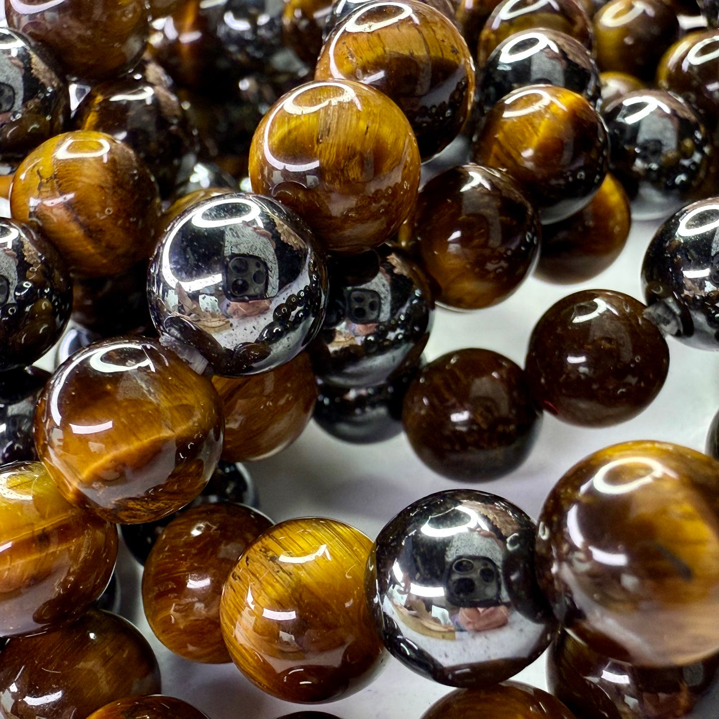 Tiger Eye // Hematite // 8mm // Bracelet