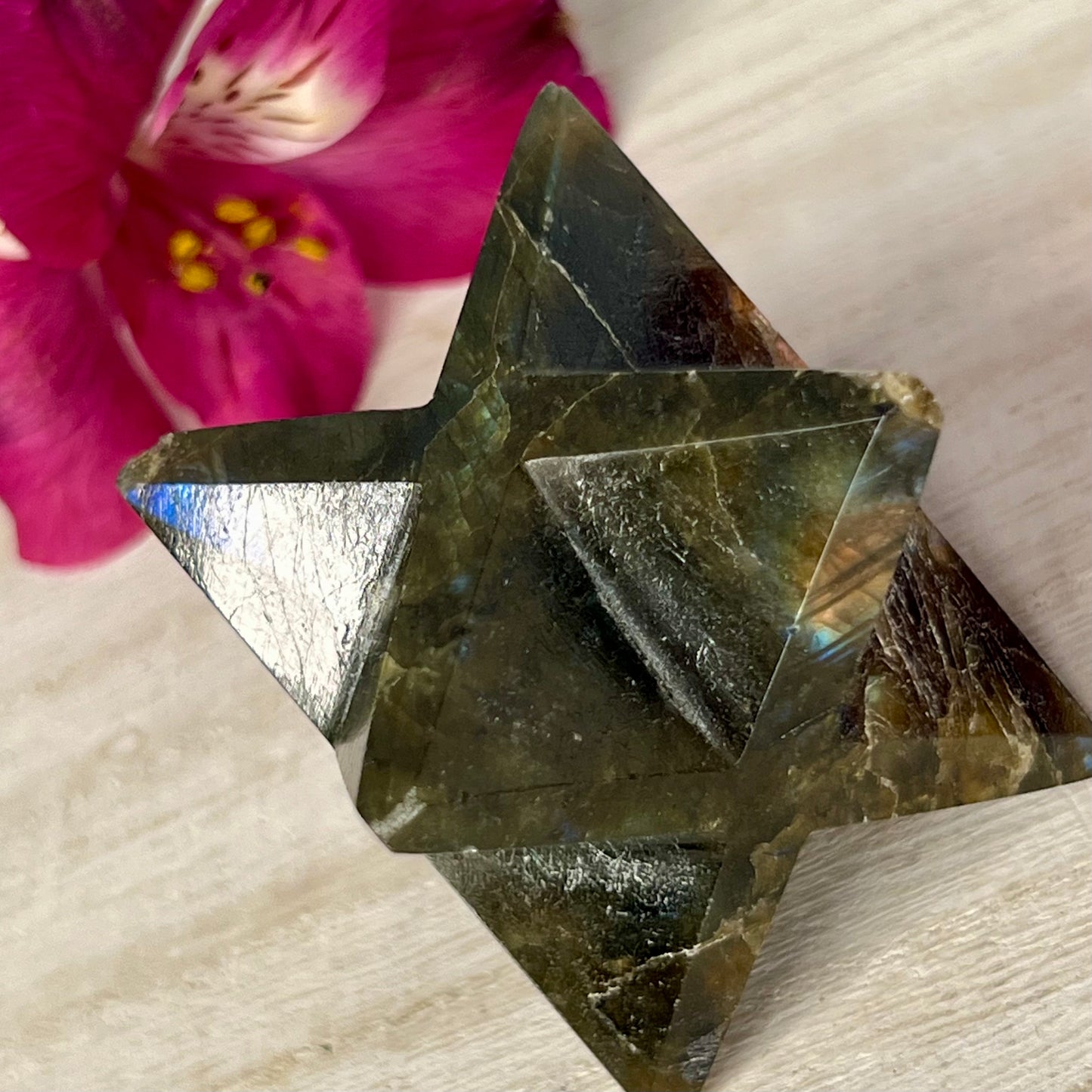 Labradorite // Merkaba // Star // Shape