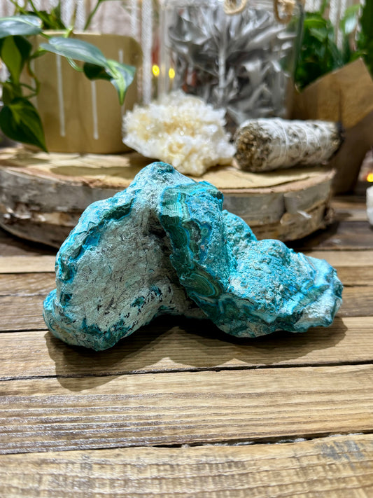 Malacholla // Mineral Specimen // Rough
