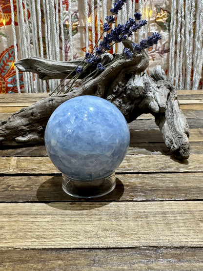 Calcite // Blue // Sphere