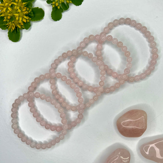 Rose Quartz // 6mm // Bracelets