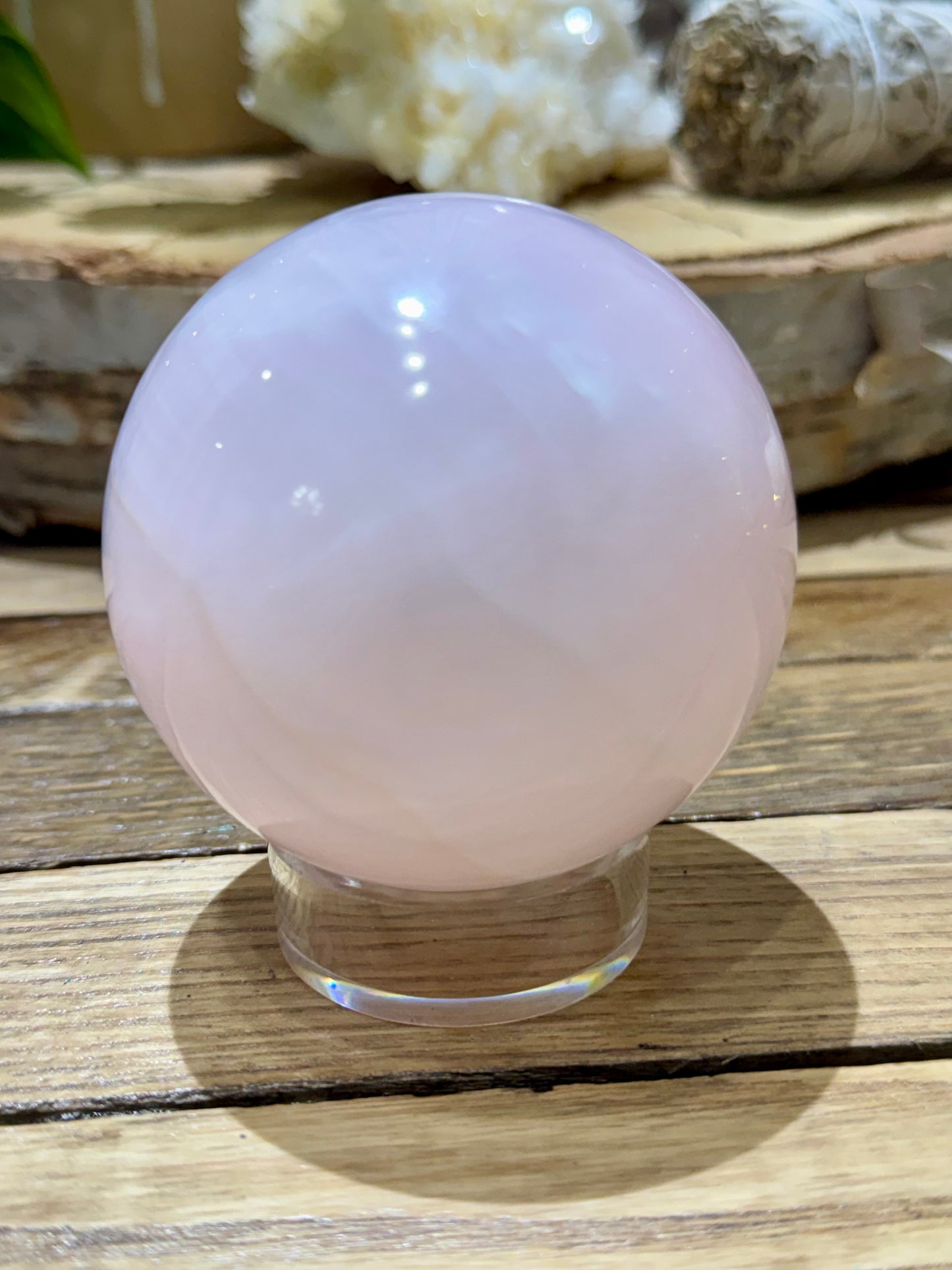 Calcite // Pink Mangano // Sphere