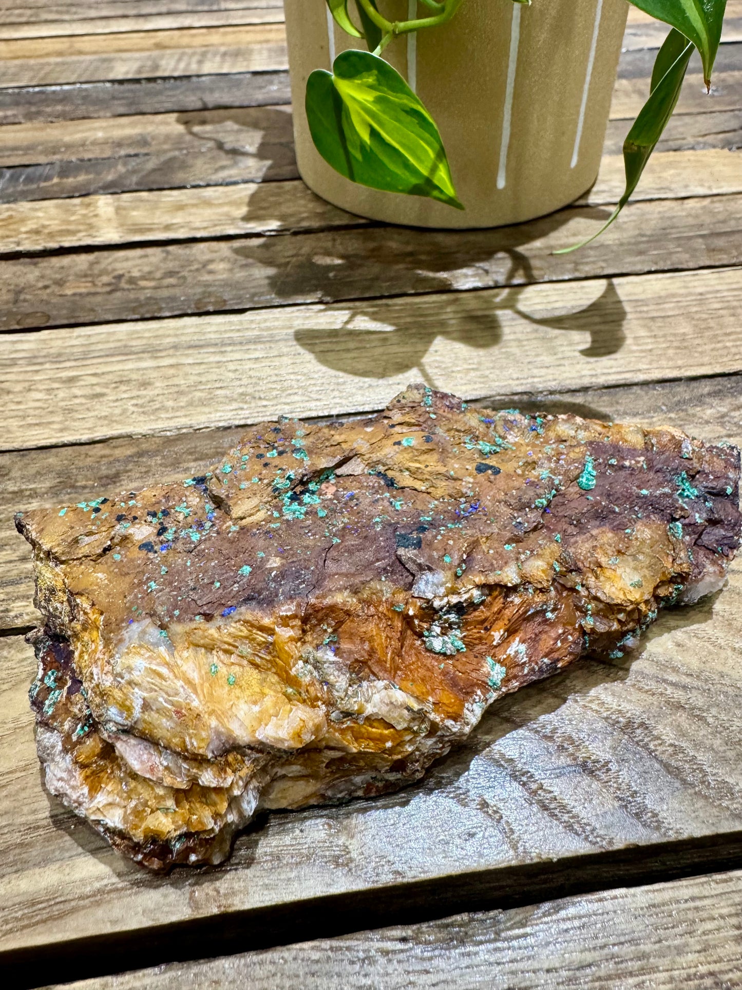 Azurite // Malachite // Mineral Specimen // Rough - SolRising The Rock Shop