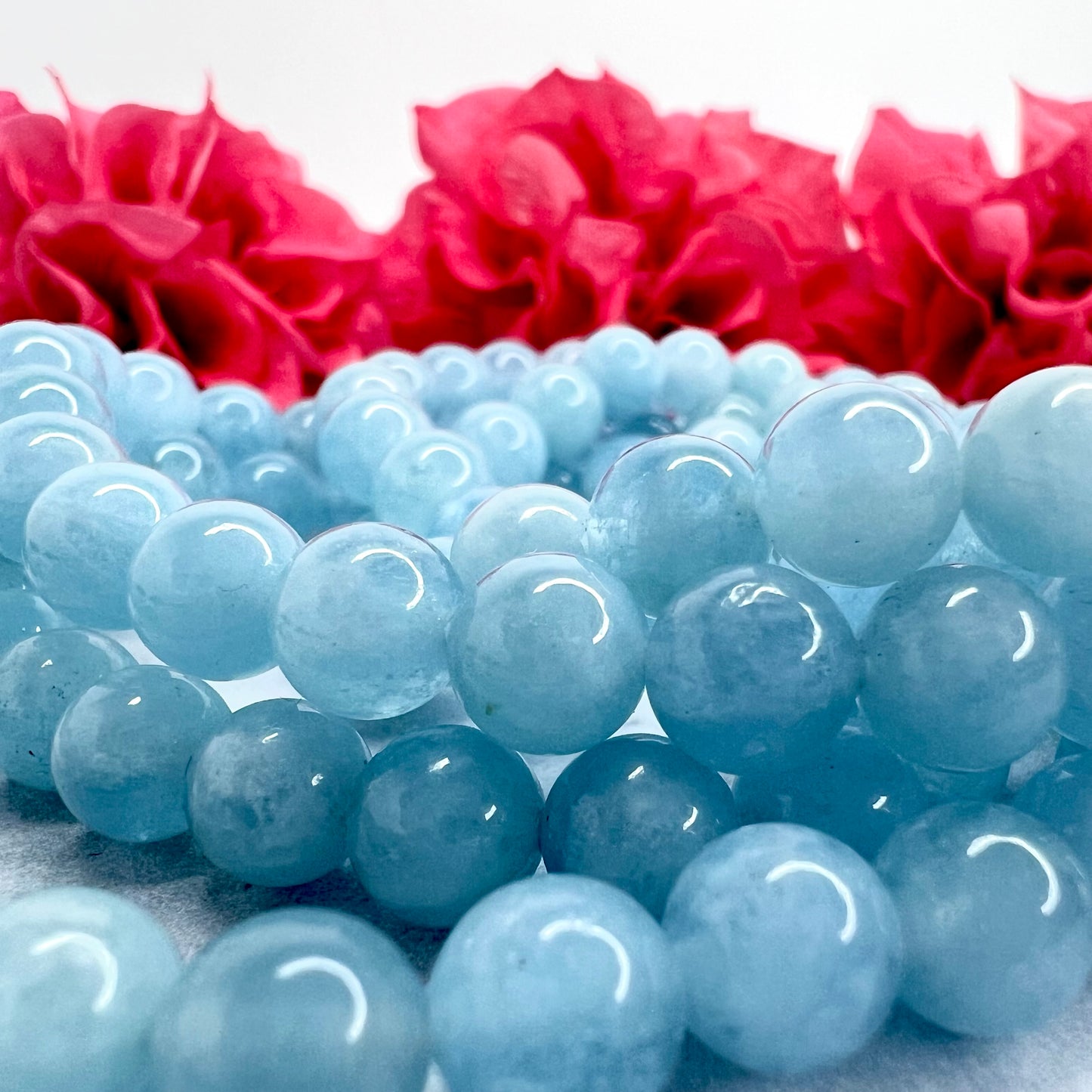 Aquamarine // 6mm // Bracelets