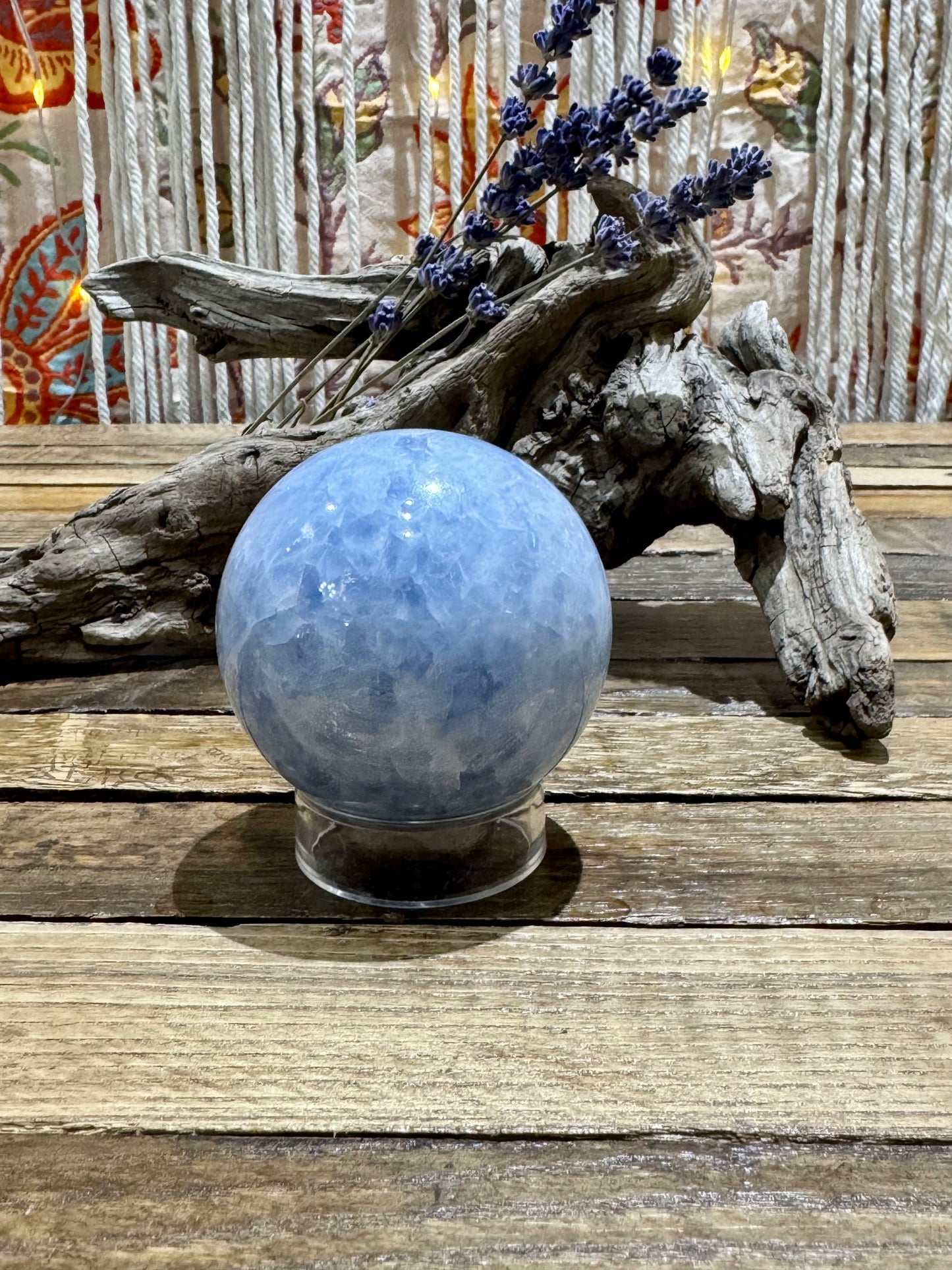 Calcite // Blue // Sphere