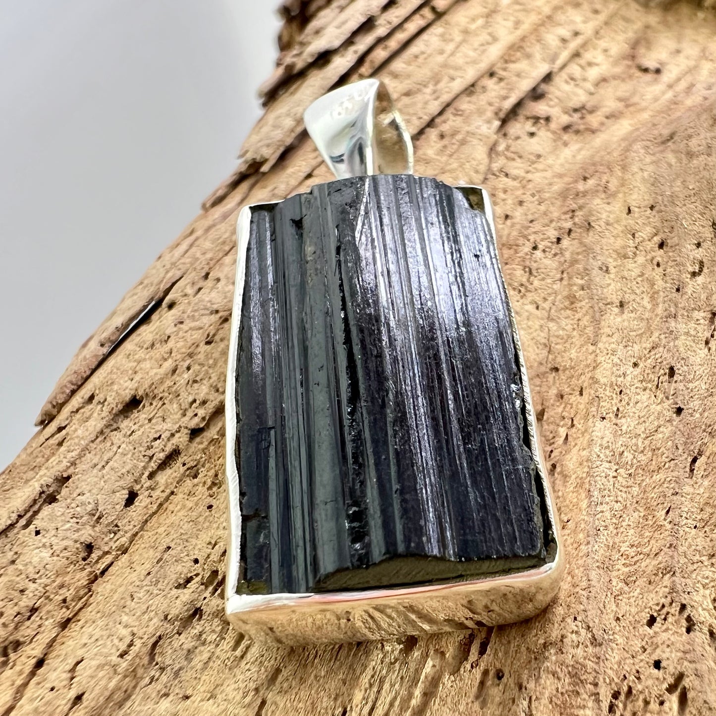 Tourmaline // Black // Rough // Pendant