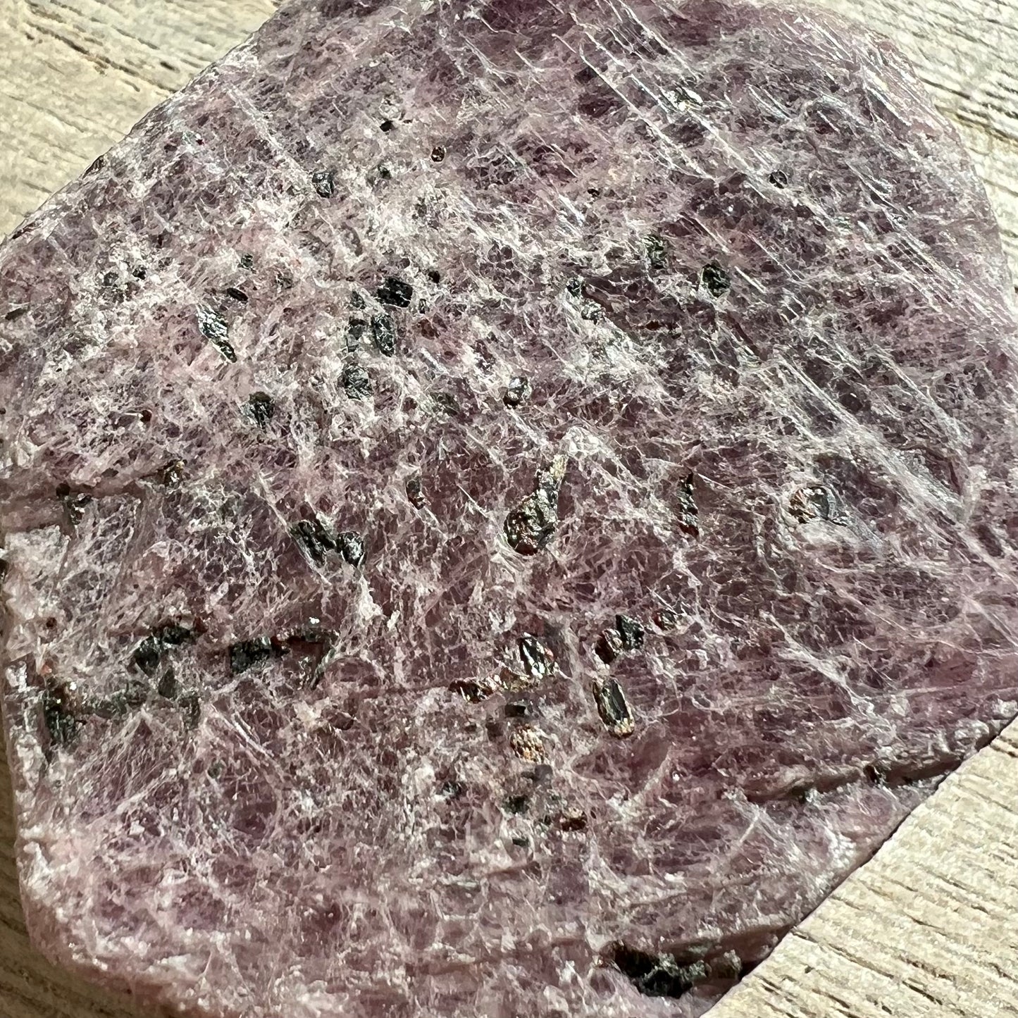 Ruby - Raw Hexagon Corundum w/ Record Keepers