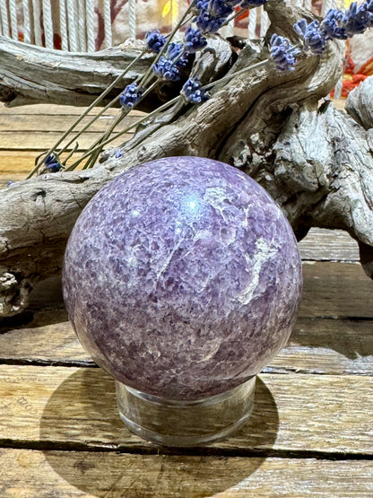 Lepidolite // Sphere