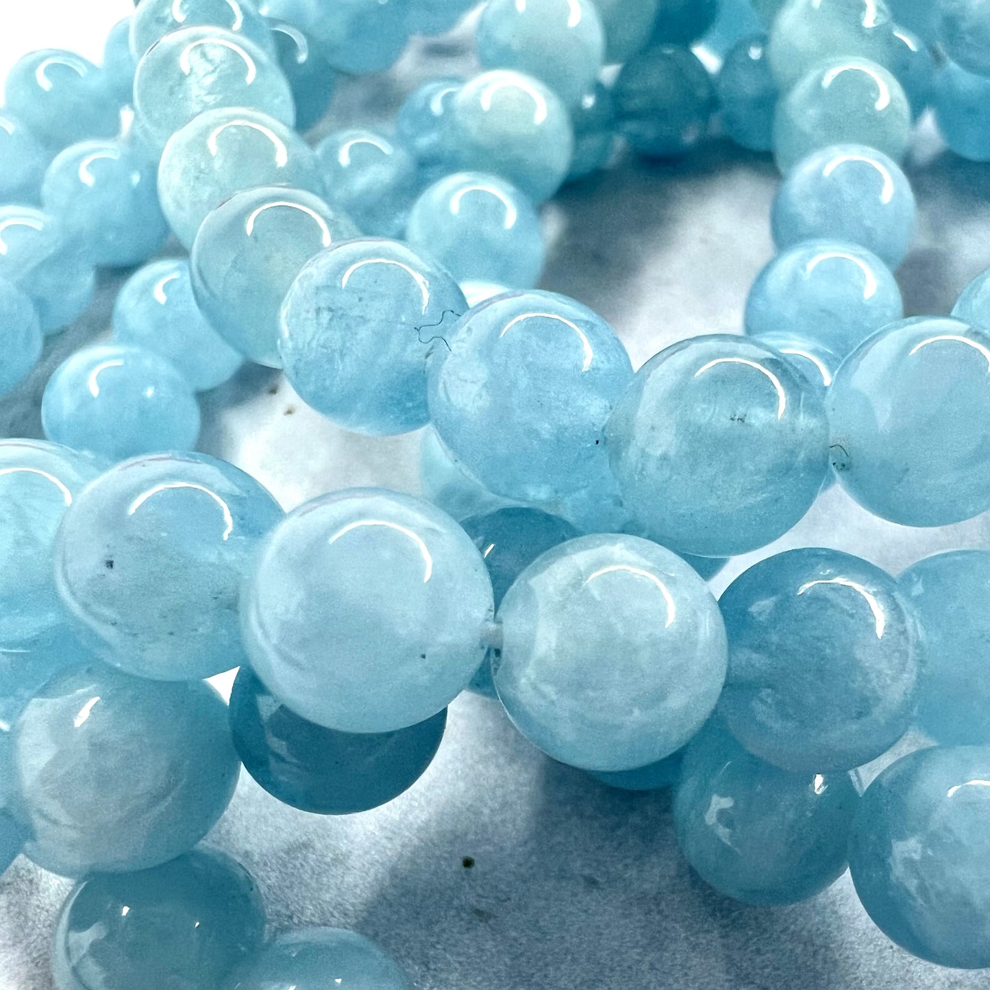 Aquamarine // 6mm // Bracelets