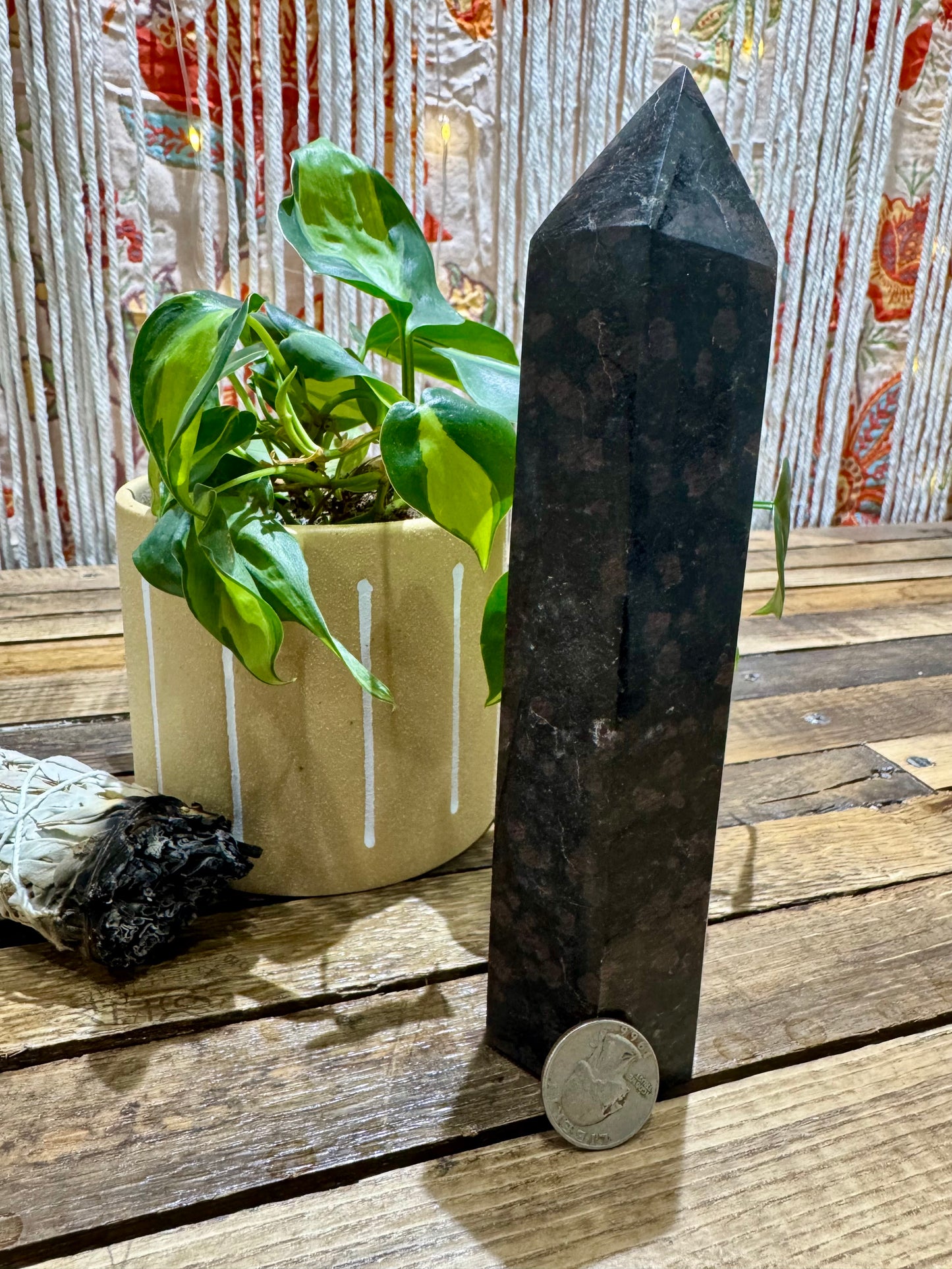 Garnet in Tourmaline // Tower