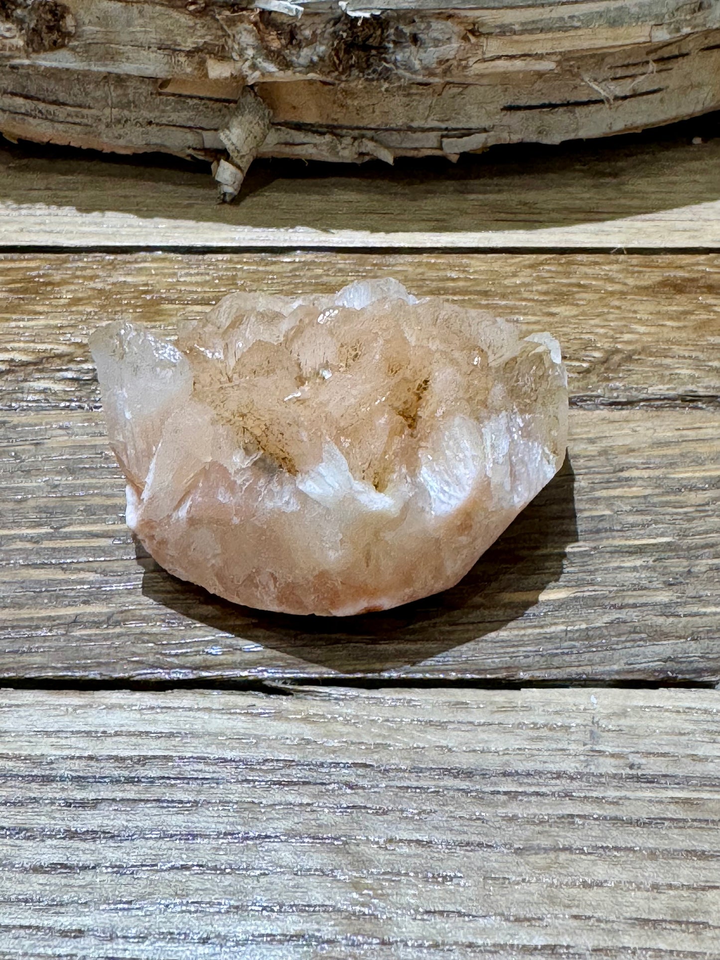 Peach Stilbite // Cluster