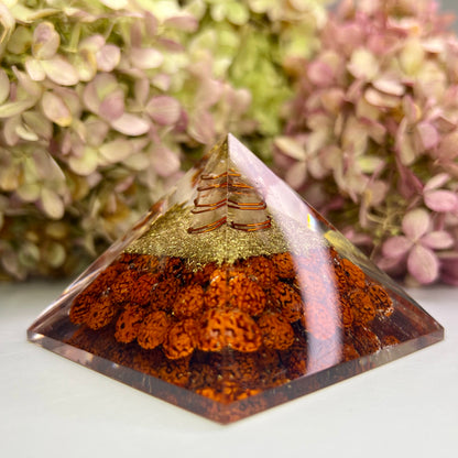 Rudraksha // OM // Orgonite // Pyramid