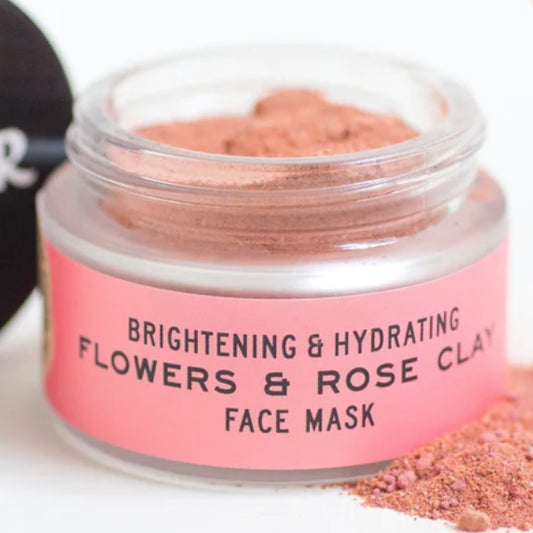 Flowers & Rose Clay Botanical Face Mask // Good Flower Farm