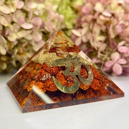 Rudraksha // OM // Orgonite // Pyramid