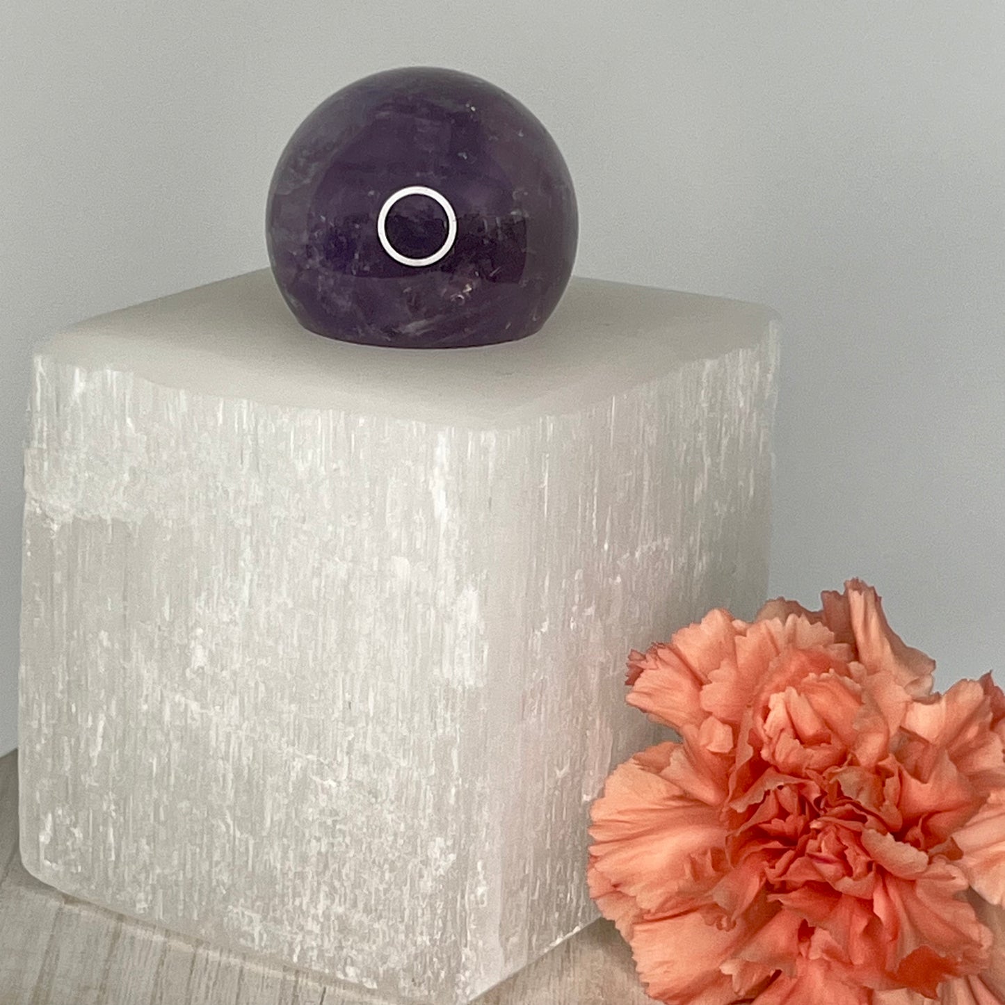 Selenite // Candle // Sphere // Holder // Accessory