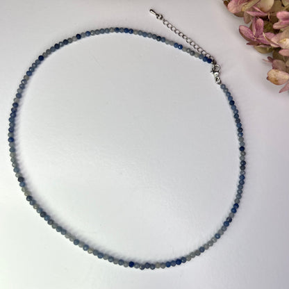 Blue Aventurine // 3mm // Necklace // 17”