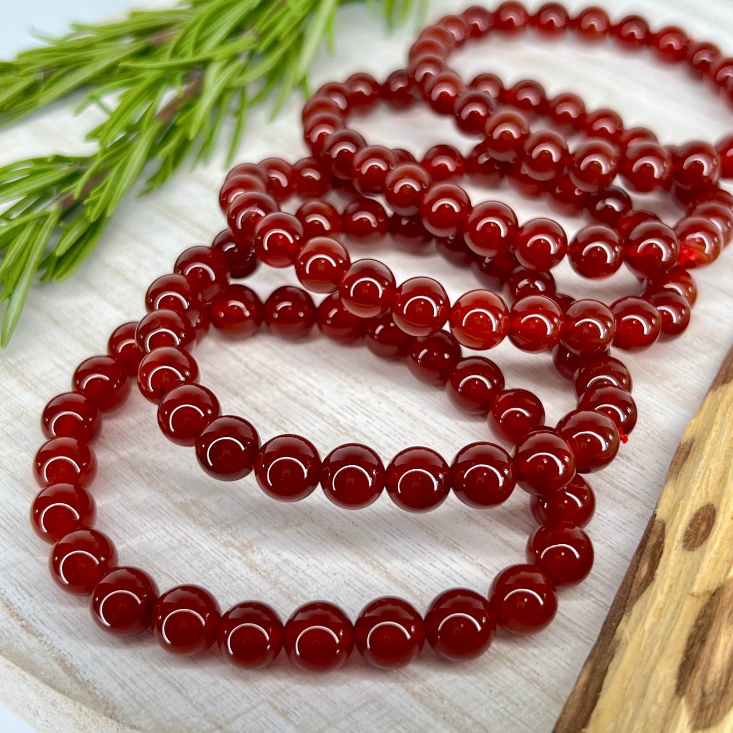 Onyx // Red // 8mm // Bracelet