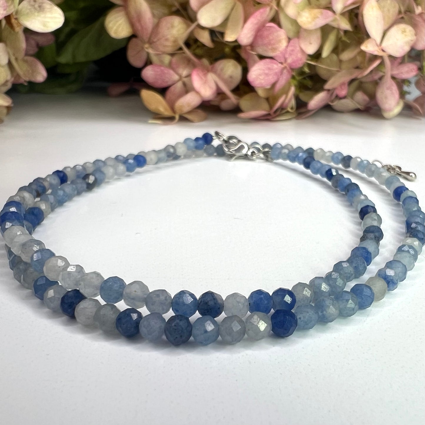 Blue Aventurine // 3mm // Necklace // 17”