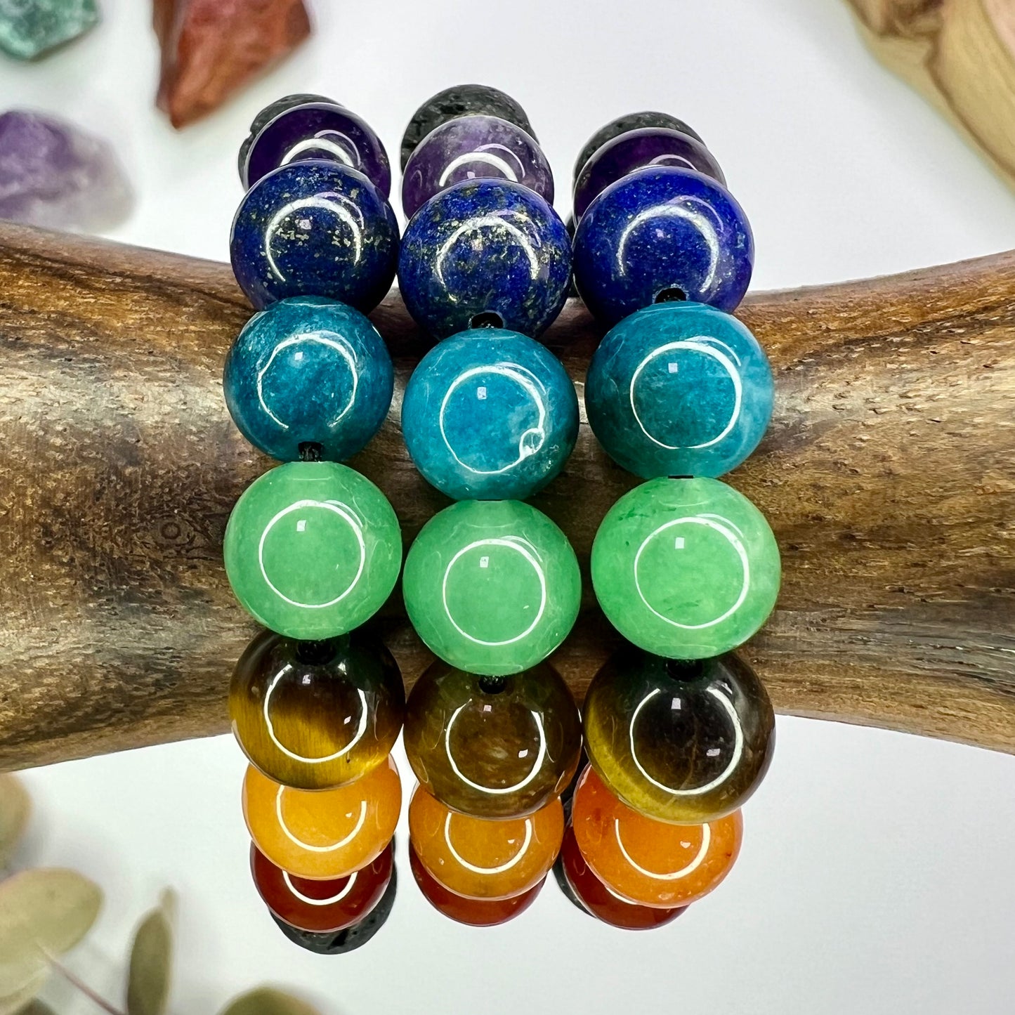 Chakra // Lava // Adjustable // Bracelet // 8mm