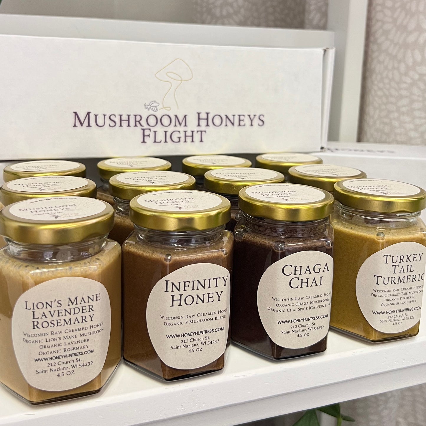 Turkey Tail Turmeric Honey // Mushroom Honeys // Honey Hunteress