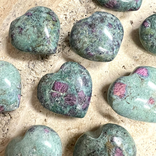 Ruby Fuchsite // Heart