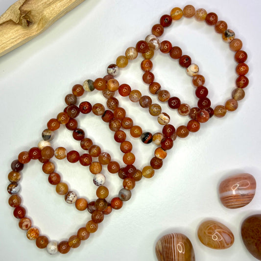 Fire Agate // 8mm // Bracelets