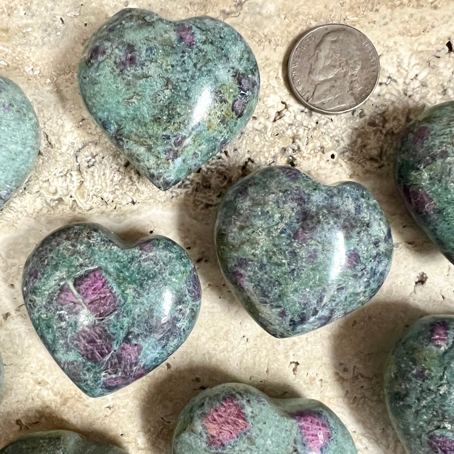 Ruby Fuchsite // Heart