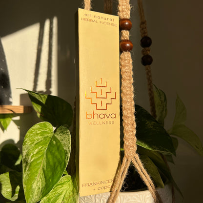 Frankincense + Copal Incense // Bhava Wellness // Organic