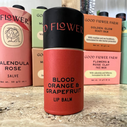 Blood Orange Grapefruit Lip Balm // Good Flower Farm