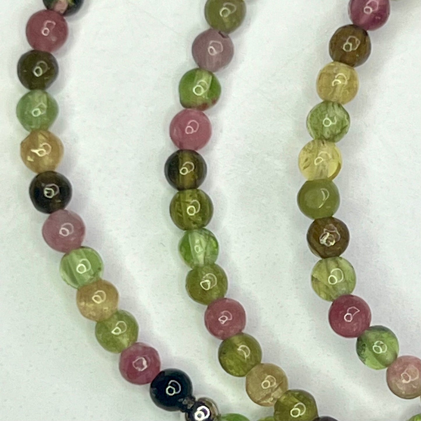 Tourmaline // Watermelon // 4mm // Bracelets