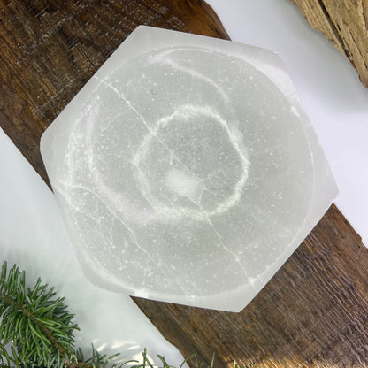 Selenite // Hexagon //Dish // Accessory