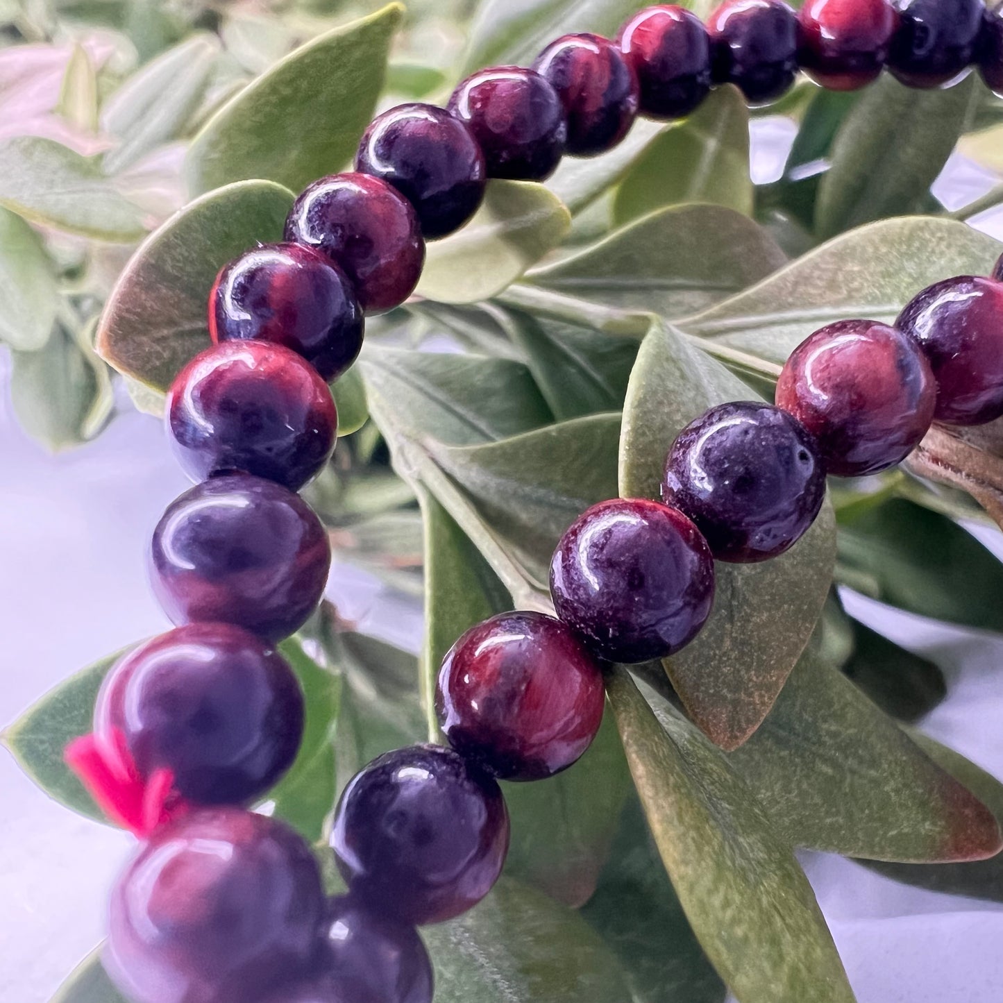 Tiger Eye // Red // 4mm // Bracelet