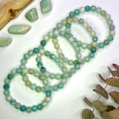 Amazonite // Faceted // 8mm // Bracelet