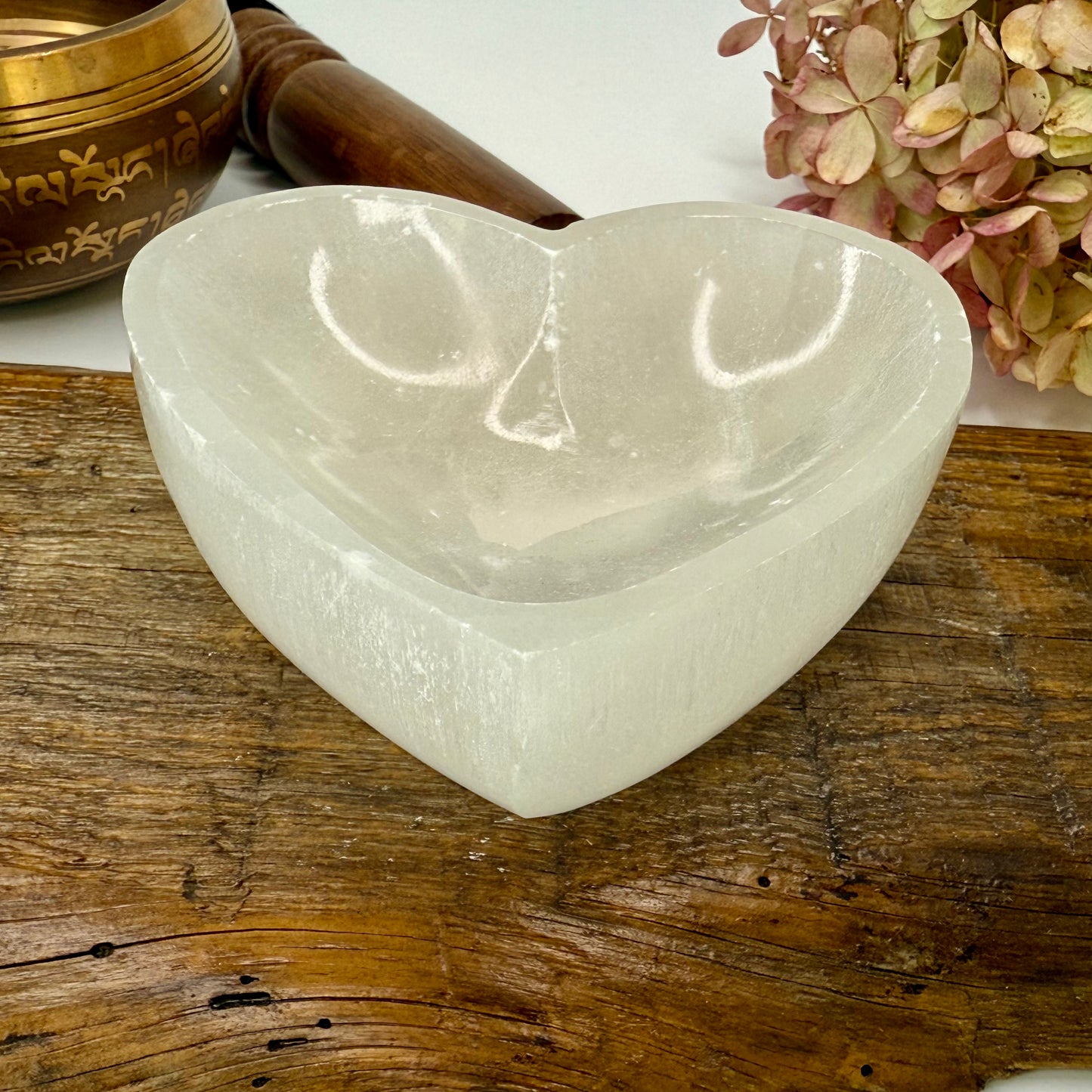 Selenite // Heart // Bowl